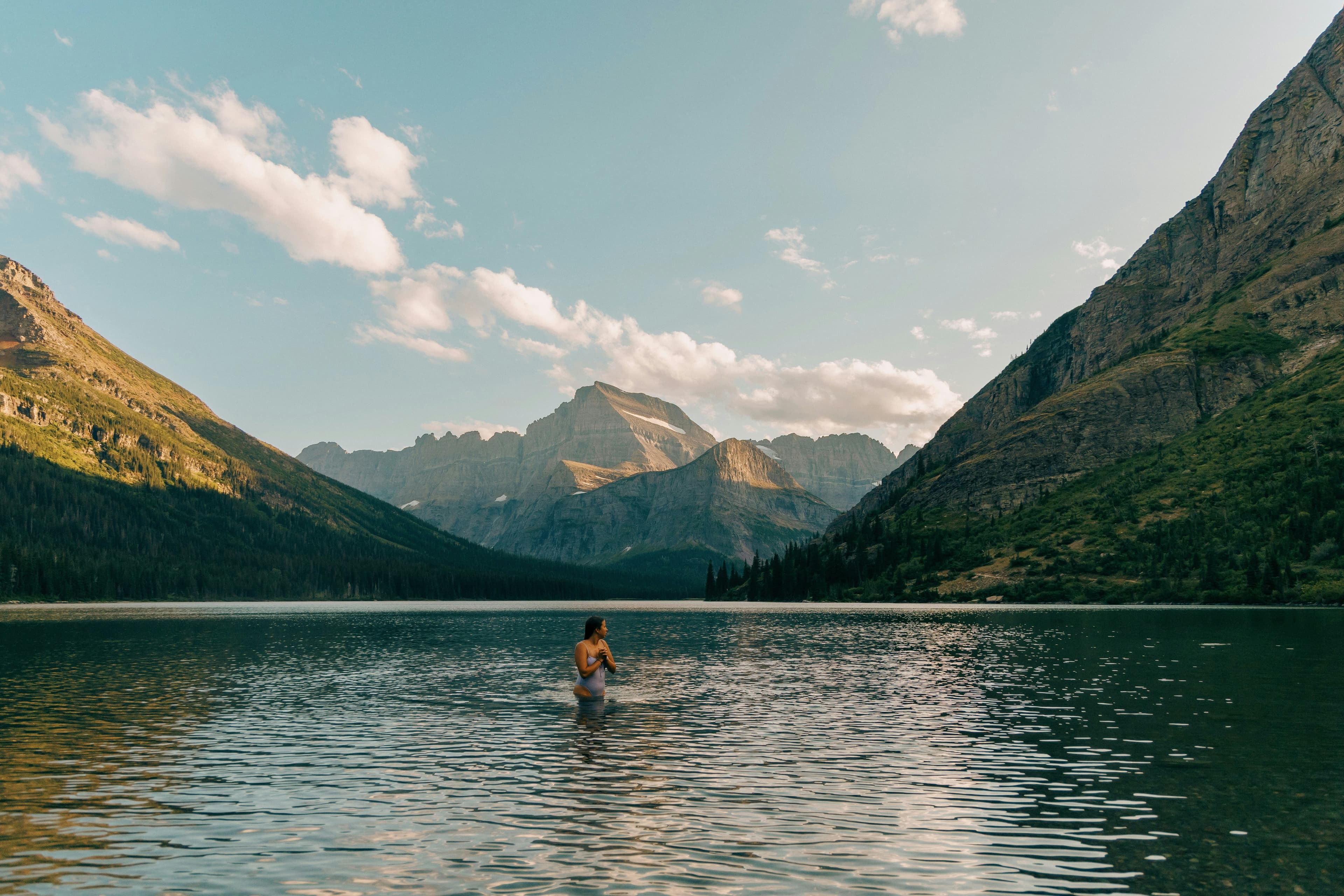 Lake swims